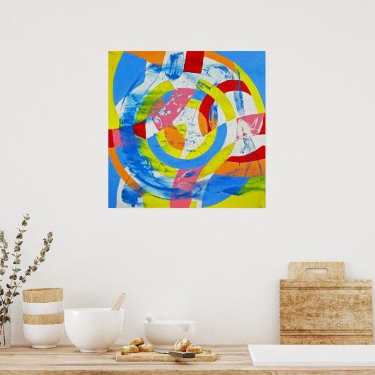 Komposition #2 von Michael Moffa Poster (Küche)