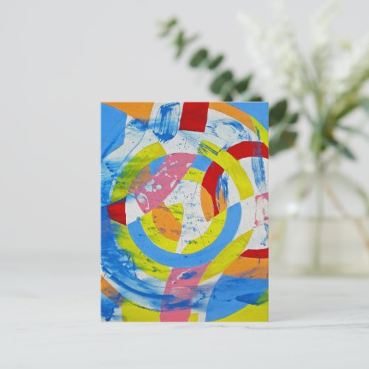 Komposition #2 von Michael Moffa Postkarte (Stehend Vorderseite)