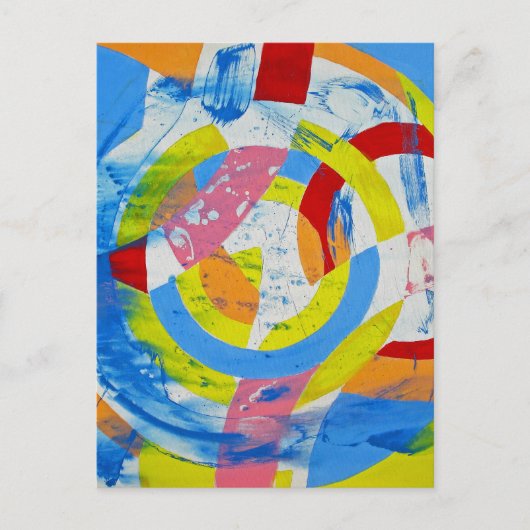 Komposition #2 von Michael Moffa Postkarte (Vorderseite)