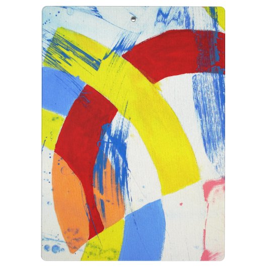 Komposition #2A von Michael Moffa Klemmbrett (Rückseite)