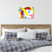 Komposition #2A von Michael Moffa Leinwanddruck (Insitu (Schlafzimmer))