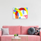 Komposition #2A von Michael Moffa Leinwanddruck (Insitu (Wohnzimmer))