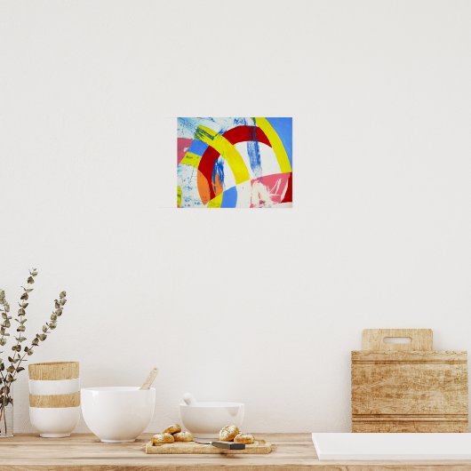 Komposition #2A von Michael Moffa Poster (Küche)