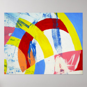 Komposition #2A von Michael Moffa Poster