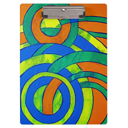 Komposition #30 von Michael Moffa Klemmbrett (Vorderseite)