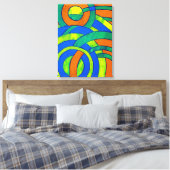 Komposition #30 von Michael Moffa Leinwanddruck (Insitu (Schlafzimmer))