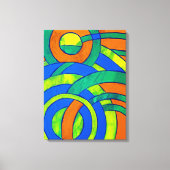 Komposition #30 von Michael Moffa Leinwanddruck (Vorderseite)
