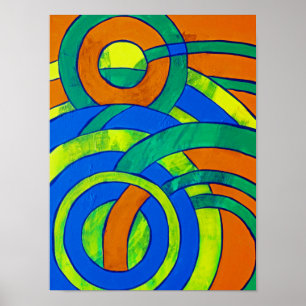 Komposition #30 von Michael Moffa Poster