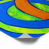 Komposition #30 von Michael Moffa Poster (Ecke)