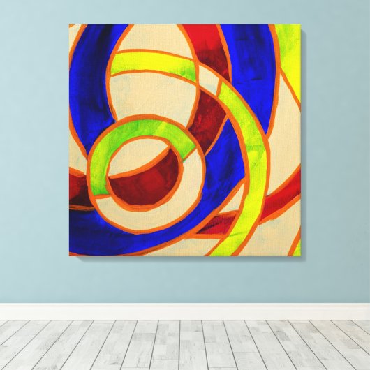 Komposition #31 von Michael Moffa Leinwanddruck (Insitu (Holzboden))