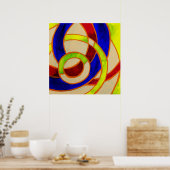 Komposition #31 von Michael Moffa Poster (Küche)