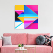 Komposition 56 - Leinwand Art Print (Insitu (Wohnzimmer))