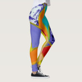 Komposition #5 von Michael Moffa Leggings (Rechts)