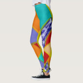 Komposition #5 von Michael Moffa Leggings (Links)