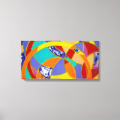 Komposition #5 von Michael Moffa Leinwanddruck (Vorderseite)