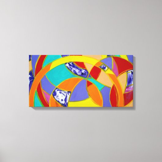 Komposition #5 von Michael Moffa Leinwanddruck (Vorderseite)