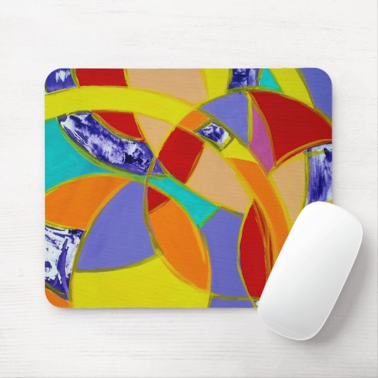 Komposition #5 von Michael Moffa Mousepad (Mit Mouse)