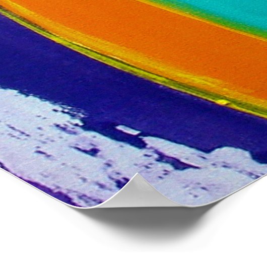 Komposition #5 von Michael Moffa Poster (Ecke)