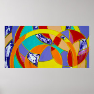 Komposition #5 von Michael Moffa Poster