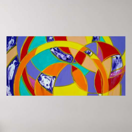 Komposition #5 von Michael Moffa Poster (Vorne)