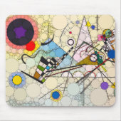 Komposition 8, Punkte von After Wassily Kandinsky Mousepad (Vorne)