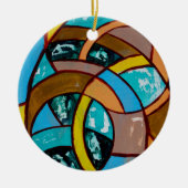 Komposition #8 von Michael Moffa Keramikornament (Vorne)