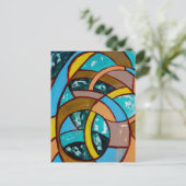 Komposition #8 von Michael Moffa Postkarte (Stehend Vorderseite)