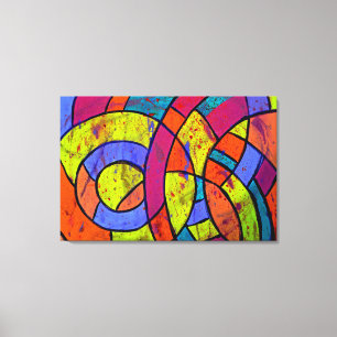 Komposition #9 von Michael Moffa Leinwanddruck