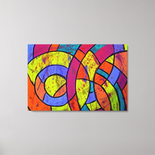 Komposition #9 von Michael Moffa Leinwanddruck (Vorderseite)