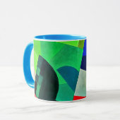 Komposition, abstrakte Kunst von Otto Freundlich Tasse (Vorderseite Links)