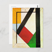 Komposition, berühmtes Werk von Theo van Doesburg Postkarte (Vorne/Hinten)