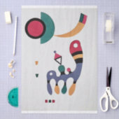 Komposition Biomorphe Abstraktion - Kandinsky Seidenpapier (Handwerk)