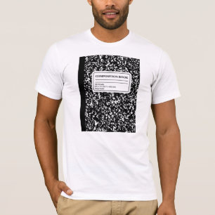 Komposition Buch/Student-Lehrer T-Shirt