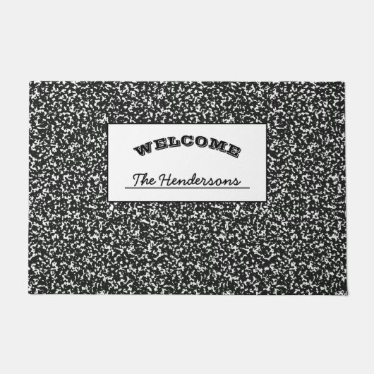 Komposition Buchüberzug Begrüßungsmatte Fußmatte (Vorderseite)