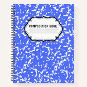 Komposition Classic Muster Spiral Notebook Notizblock (Vorderseite)