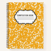 Komposition Classic Muster Spiral Notebook Notizblock (Vorderseite)