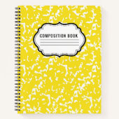Komposition Classic Muster Spiral Notebook Notizblock (Vorderseite)
