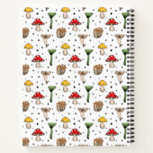 Komposition der Pilze Notizblock (Rückseite)