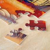 Komposition der symbolischen Landschaft des Heilig Puzzle (Seite)