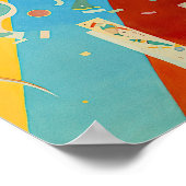Komposition IX, Wassily Kandinsky Poster (Ecke)