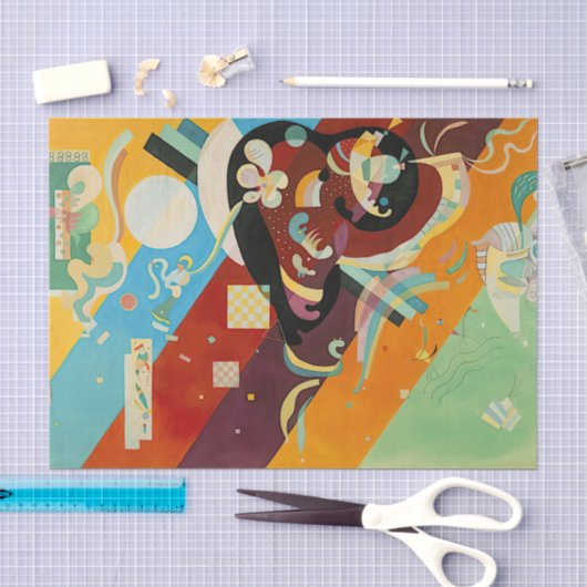 Komposition IX, Wassily Kandinsky Seidenpapier (Handwerk)