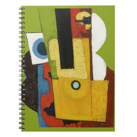 Komposition mit Gitarre, Amadeo de Souza-Cardoso Notizblock (Vorderseite)