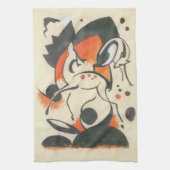 Komposition mit Two Dees von Franz Marc Geschirrtuch (Vertikal)