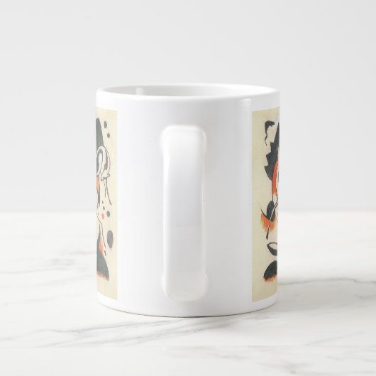 Komposition mit Two Dees von Franz Marc Jumbo-Tasse (Rückseite)