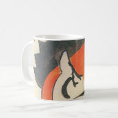 Komposition mit Two Dees von Franz Marc Kaffeetasse (Vorderseite Links)