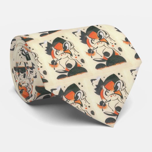 Komposition mit Two Dees von Franz Marc Krawatte (Gerollt)