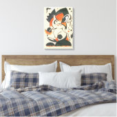 Komposition mit Two Dees von Franz Marc Leinwanddruck (Insitu (Schlafzimmer))