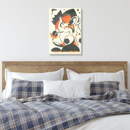 Komposition mit Two Dees von Franz Marc Leinwanddruck (Insitu (Schlafzimmer))