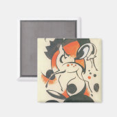 Komposition mit Two Dees von Franz Marc Magnet (Vorderseite/Rückseite)