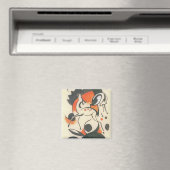 Komposition mit Two Dees von Franz Marc Magnet (In Situ (Geschirrspüler))